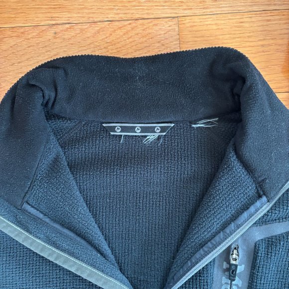 Marmot 1/4 Zip Fleece Pullover Sweater Shirt Mens M Jacket Waffle Alpinist - Picture 4 of 10